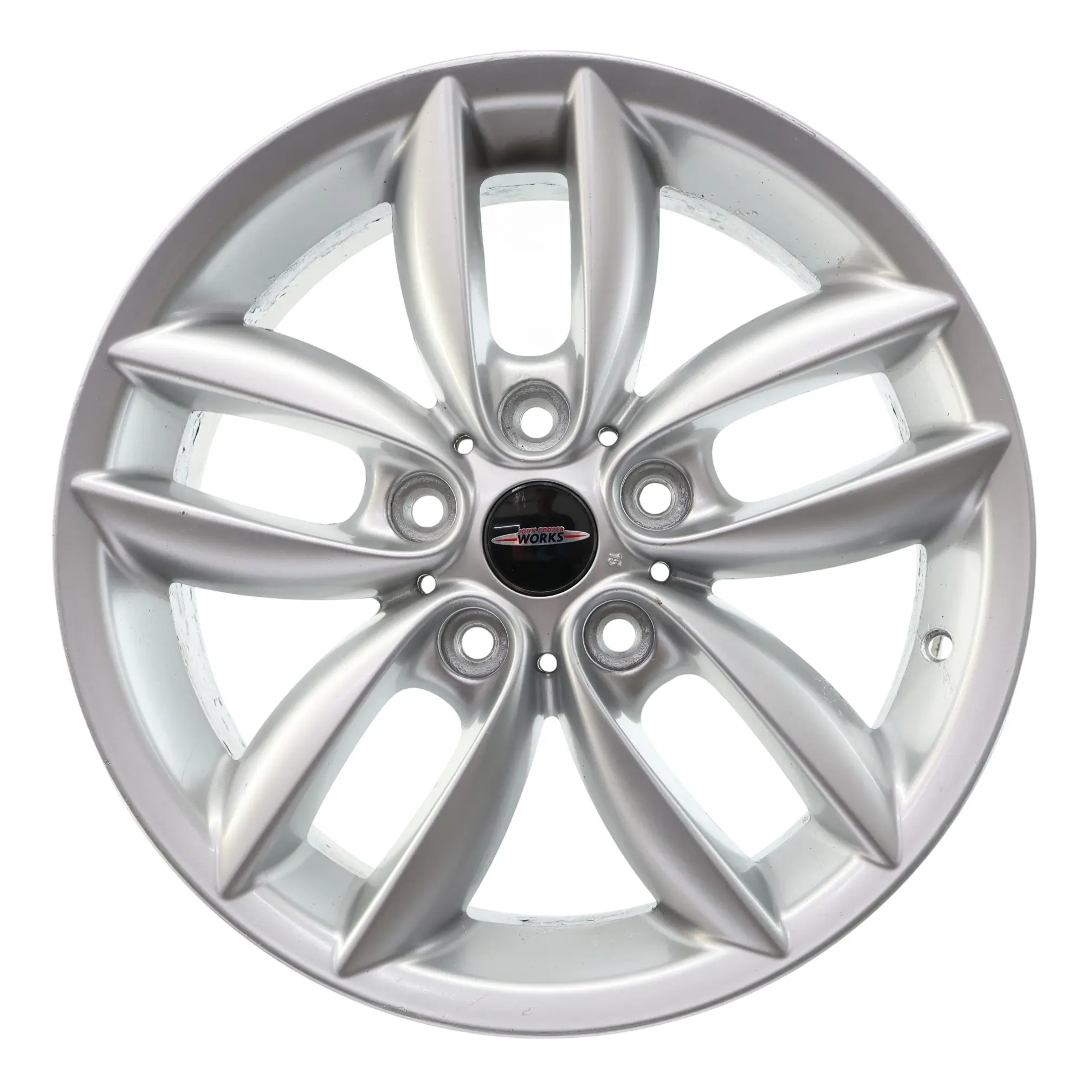 Mini Cooper R60 R61 Argento AlluMini o Cerchione IN Lega 17" 7J 5 Star Doppio