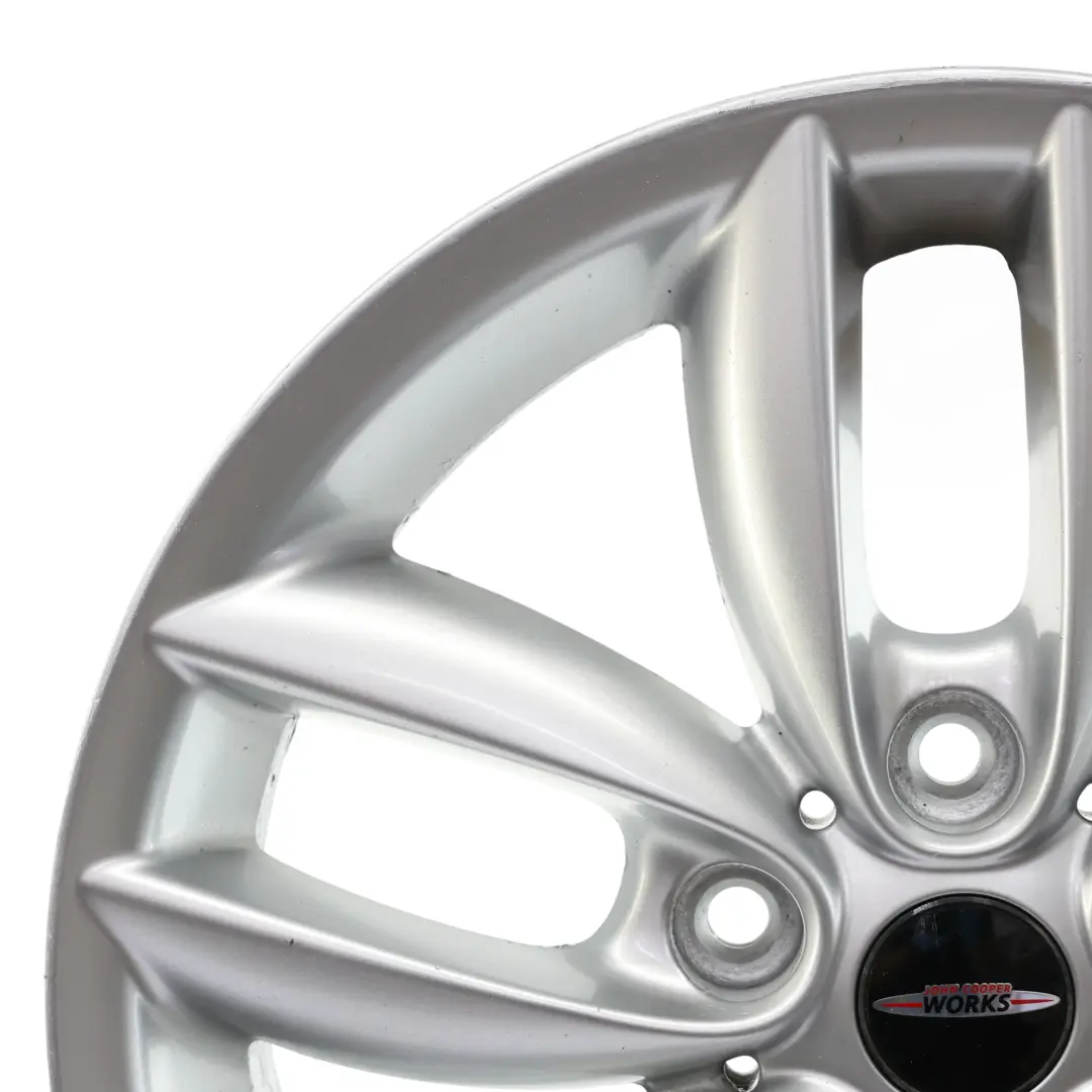 Mini Cooper 3 R60 R61 llanta De aleacion De plata 17 "7J 5-Star doble radio 124 - SKU 9803723-3 - Número de pieza 9803723