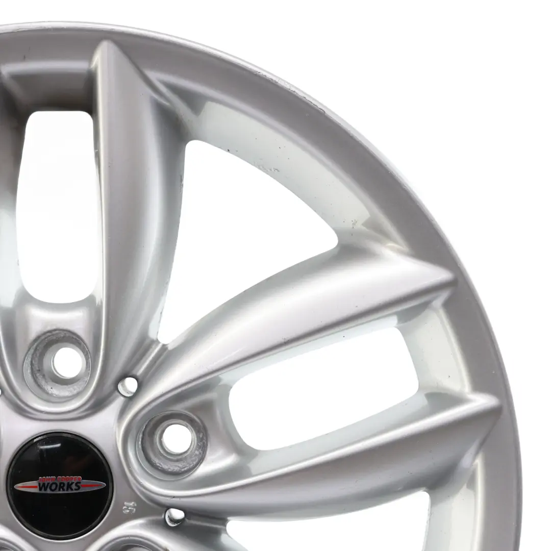 Mini Cooper 3 R60 R61 llanta De aleacion De plata 17 "7J 5-Star doble radio 124 - SKU 9803723-3 - Número de pieza 9803723