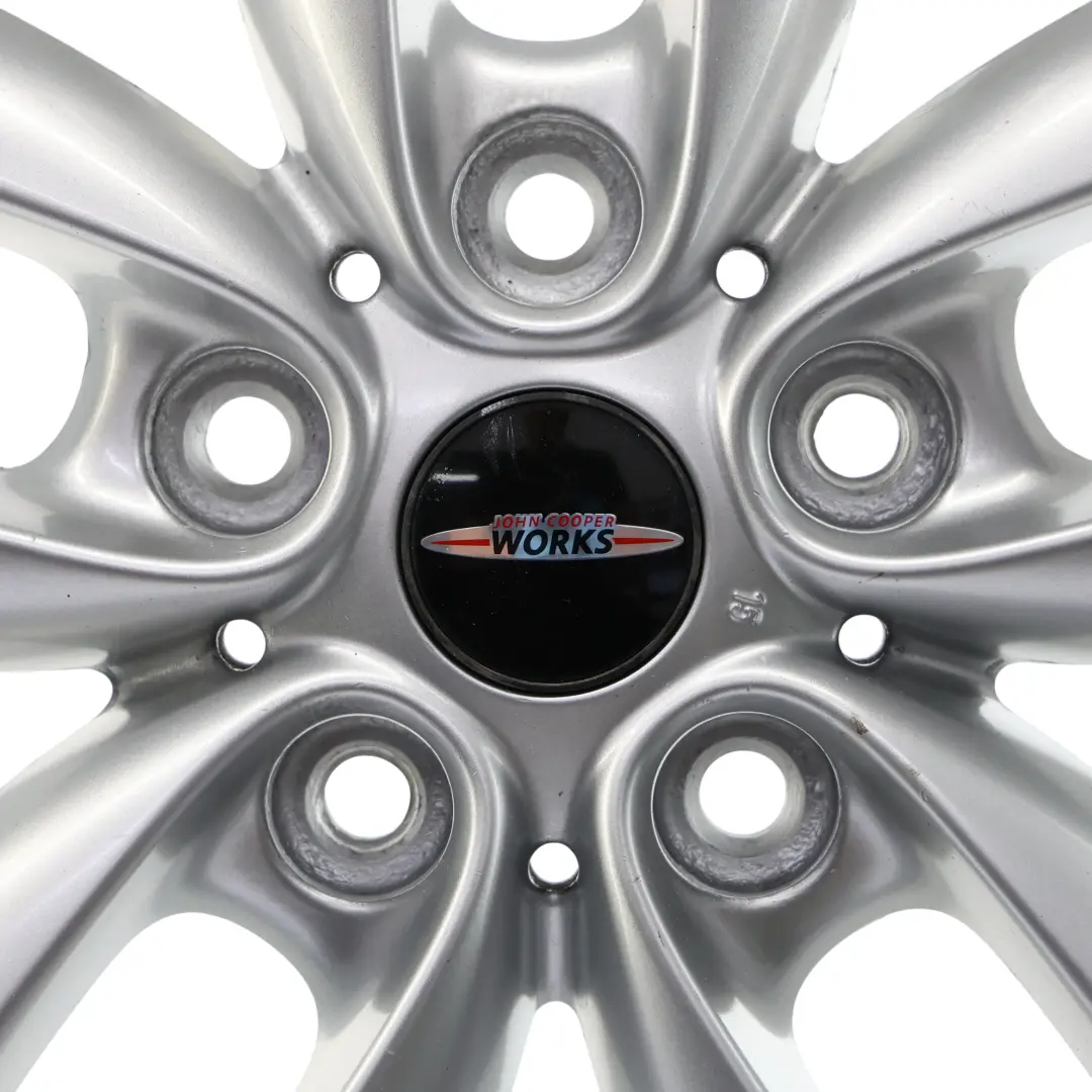 llanta De aleacion De plata 17 "7J 5-Star doble radio 124 para Mini Cooper 3 R60 R61 con número de pieza 9803723 Mini Cooper 3 R60 R61 llanta De aleacion De plata 17 "7J 5-Star doble radio 124 - SKU 9803723-3 - Número de pieza 9803723
