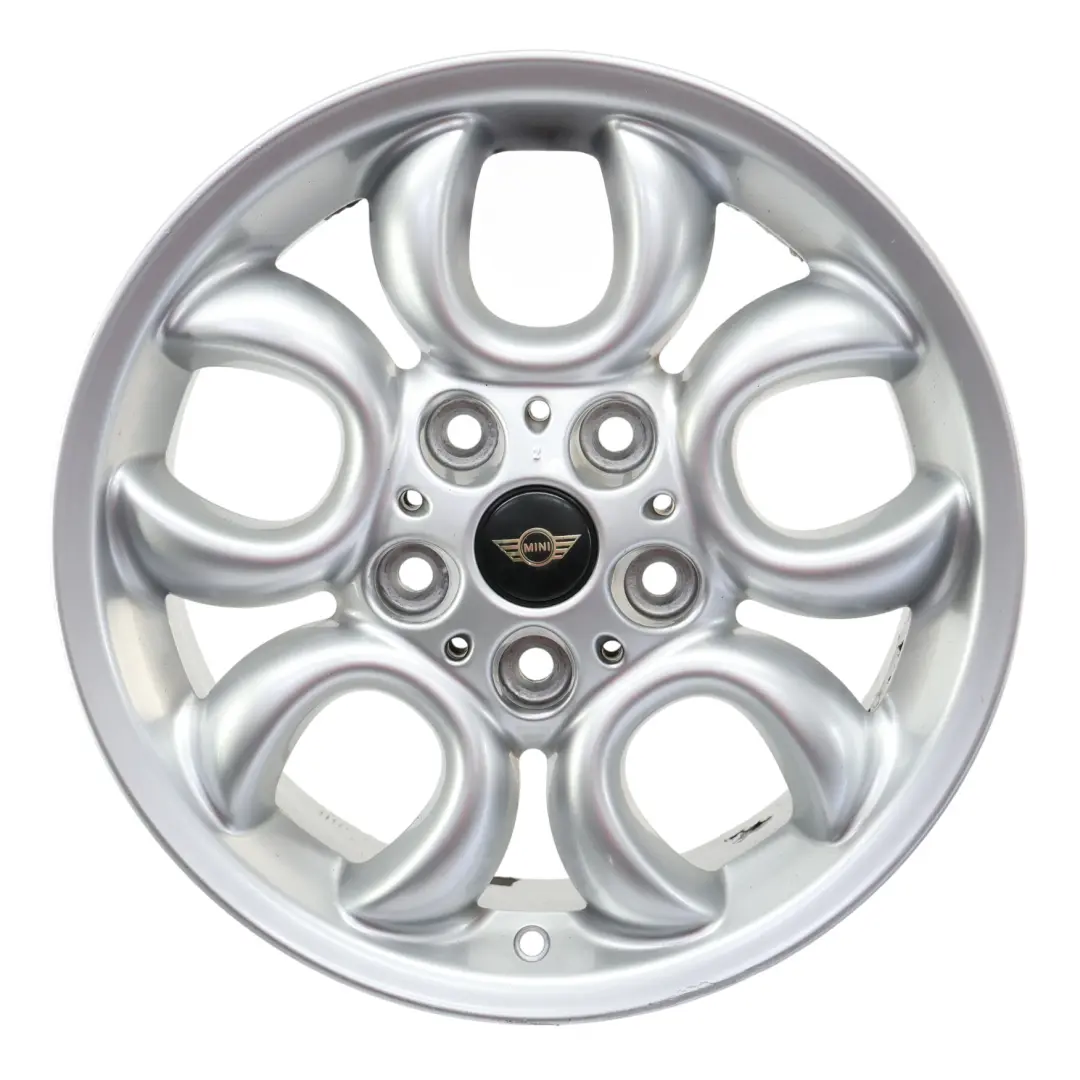 Jante argentée alliage 16" Rayon circulaire 123 6,5J ET:46 pour Mini R60 R61 à propos du numéro de pièce 9803725 Mini R60 R61 Jante argentée alliage 16" Rayon circulaire 123 6,5J ET:46 - SKU 9803725-1 - Numéro de pièce 9803725