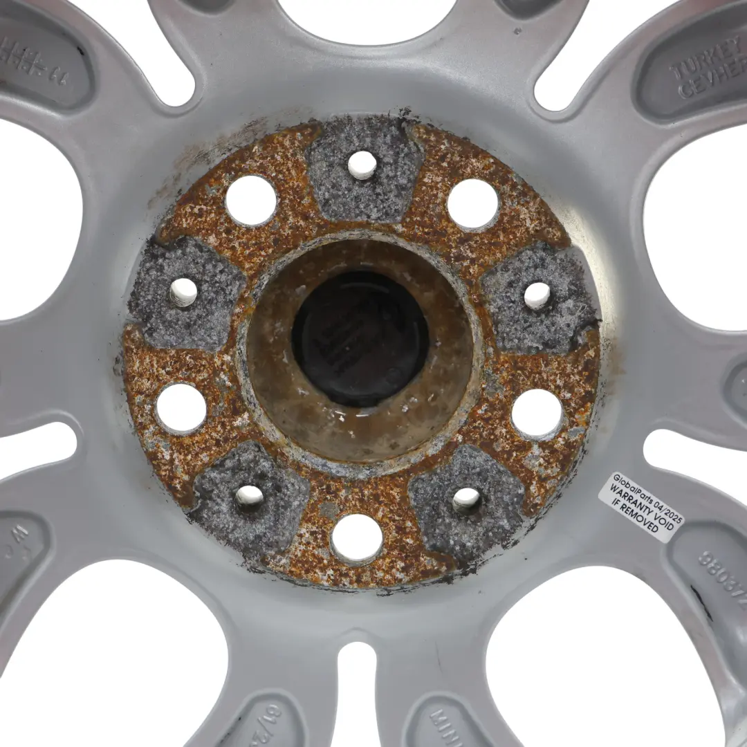 Felga Aluminiowa Srebrna 16" 123 6,5J ET:46 do Mini R60 R61 o numerze 9803725 Mini R60 R61 Felga Aluminiowa Srebrna 16" 123 6,5J ET:46 - SKU 9803725-1 - Numer Części 9803725