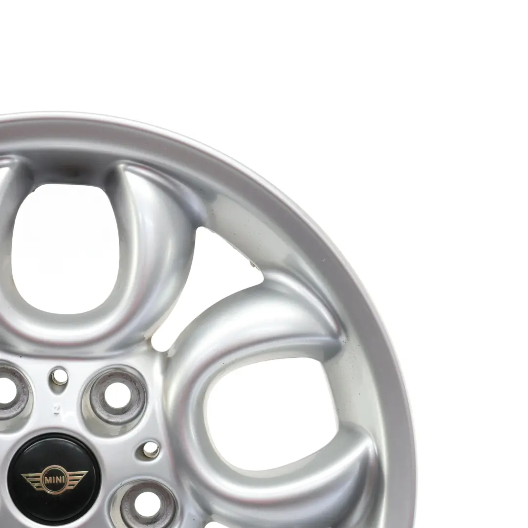 Silber Rad Alufelge 16" Rundspeiche 123 6,5J ET:46 für Mini R60 R61 mit Teilenummer 9803725 Mini R60 R61 Silber Rad Alufelge 16" Rundspeiche 123 6,5J ET:46 - SKU 9803725-1 - Teilenummer 9803725