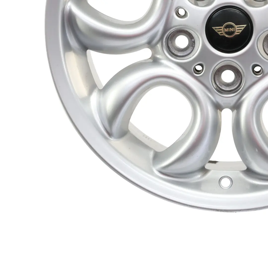 Silber Rad Alufelge 16" Rundspeiche 123 6,5J ET:46 für Mini R60 R61 mit Teilenummer 9803725 Mini R60 R61 Silber Rad Alufelge 16" Rundspeiche 123 6,5J ET:46 - SKU 9803725-1 - Teilenummer 9803725