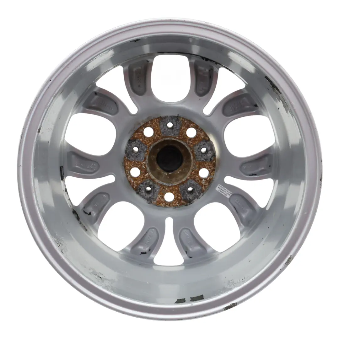 Mini R60 R61 llanta aleación plata 16" radios circulares 123 6,5J ET:46 - SKU 9803725-1 - Número de pieza 9803725
