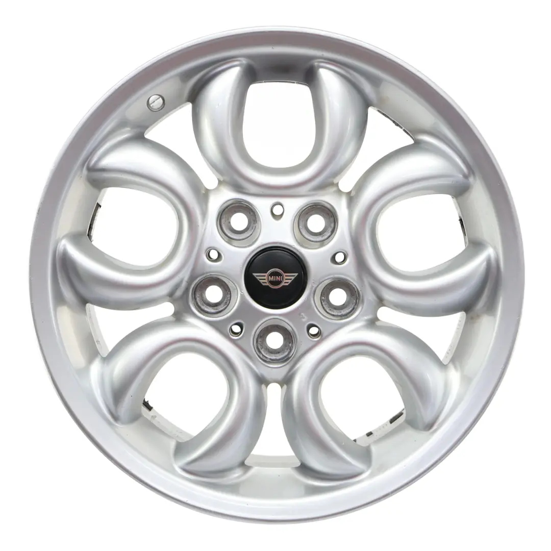 Alloy Rim 16" Circular Spoke 123 6,5J ET:46 to Mini R60 R61 Silver Wheel with Part number 9803725 Mini R60 R61 Silver Wheel Alloy Rim 16" Circular Spoke 123 6,5J ET:46 - SKU 9803725-3 - Part number 9803725
