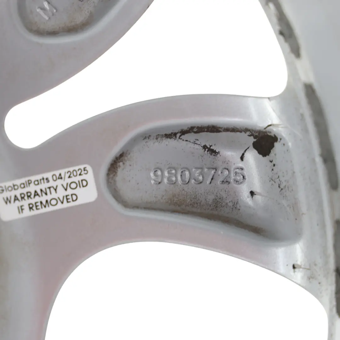 Alloy Rim 16" Circular Spoke 123 6,5J ET:46 to Mini R60 R61 Silver Wheel with Part number 9803725 Mini R60 R61 Silver Wheel Alloy Rim 16" Circular Spoke 123 6,5J ET:46 - SKU 9803725-3 - Part number 9803725