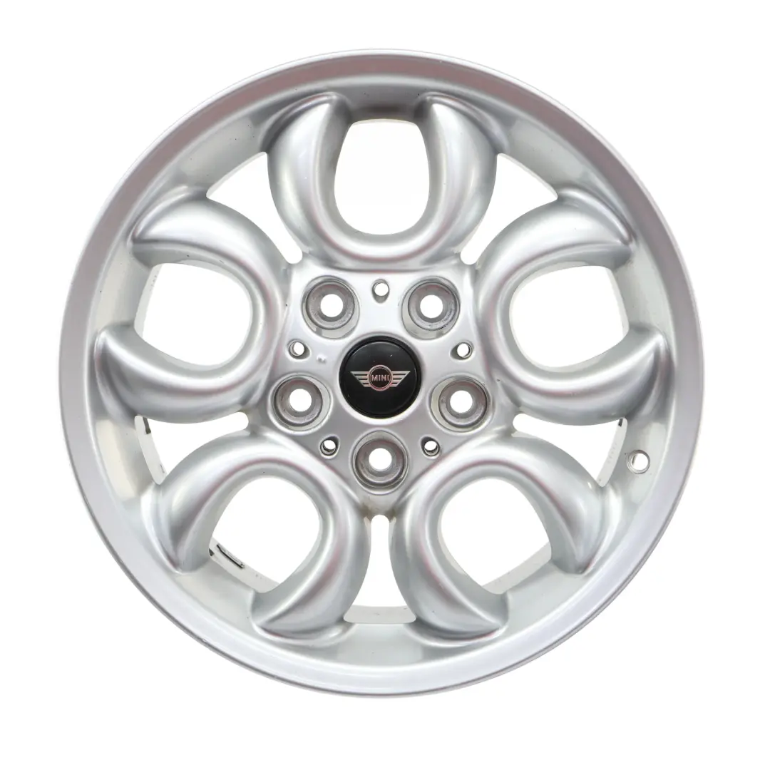 Alloy Rim 16" Circular Spoke 123 6,5J ET:46 to Mini R60 R61 Silver Wheel with Part number 9803725 Mini R60 R61 Silver Wheel Alloy Rim 16" Circular Spoke 123 6,5J ET:46 - SKU 9803725-4 - Part number 9803725