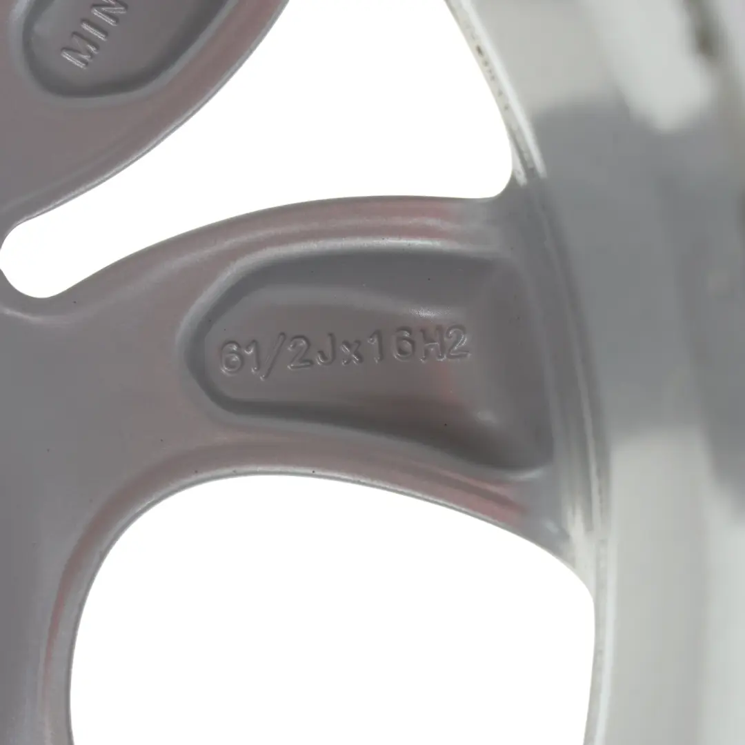 Mini R60 R61 Silver Wheel Alloy Rim 16" Circular Spoke 123 6,5J ET:46 - SKU 9803725-4 - Part number 9803725