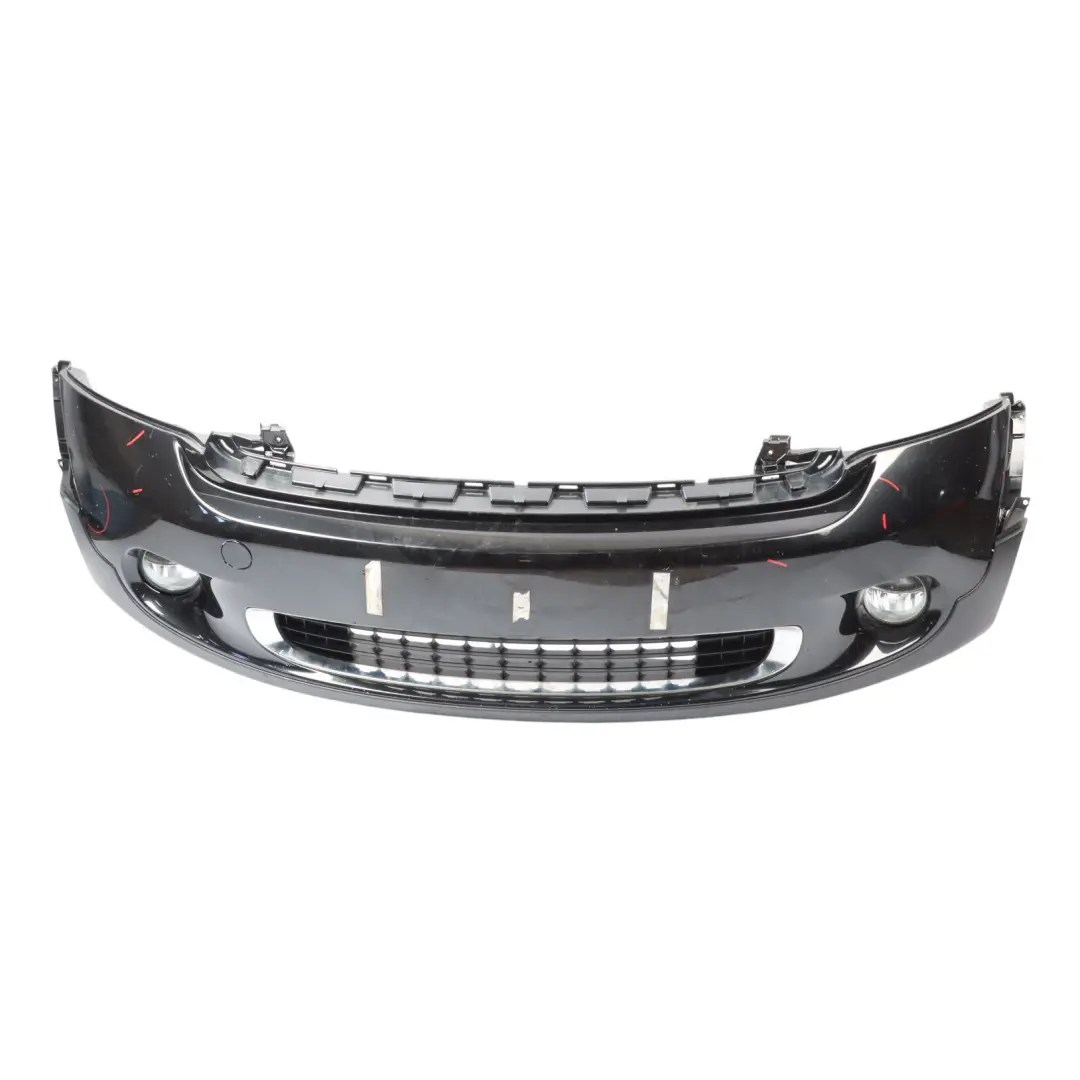 Complete Front Bumper Trim Panel Absolute Black Metallic - B11 to Mini R60 R61 with Part number 9807196 Mini R60 R61 Complete Front Bumper Trim Panel Absolute Black Metallic - B11 - SKU 9807196-ABS1 - Part number 9807196