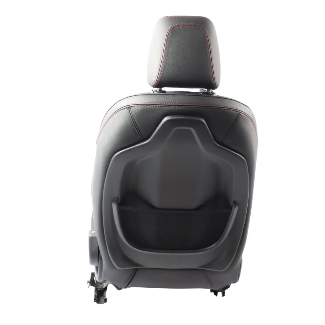 BMW F40 Front Sport Seat Heated Right O/S Leather Cloth Sensatec Black Acent Red - SKU 9893791-1 - Part number 9893791
