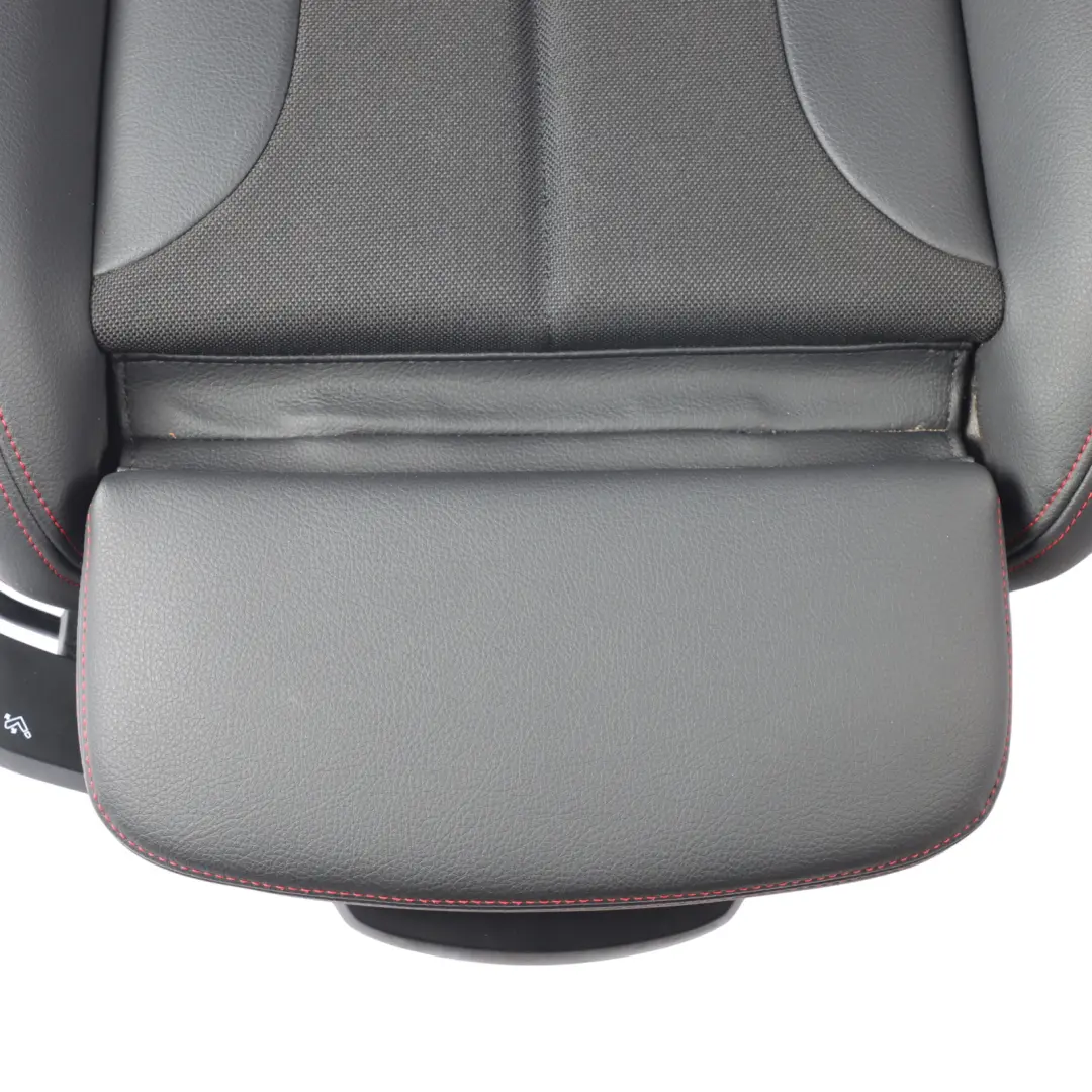 Front Sport Seat Heated Right O/S Leather Cloth Sensatec Black Acent Red to BMW F40 with Part number 9893792 BMW F40 Front Sport Seat Heated Right O/S Leather Cloth Sensatec Black Acent Red - SKU 9893792-1 - Part number 9893792