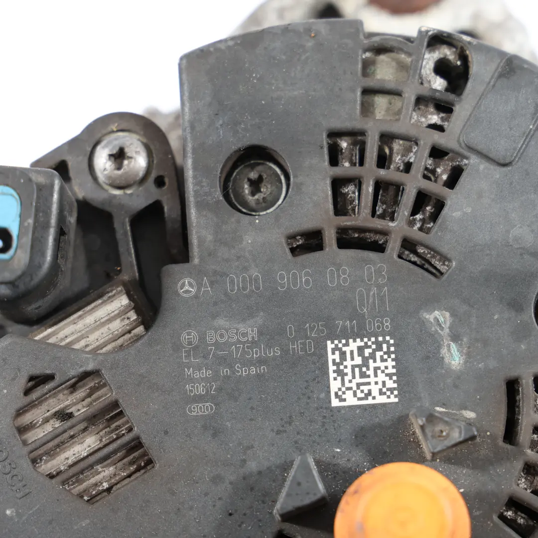  Alternador Mercedes W176 C117 X156 X117 Motor De Gasolina Generador - SKU A0009060803 - Número de pieza A0009060803