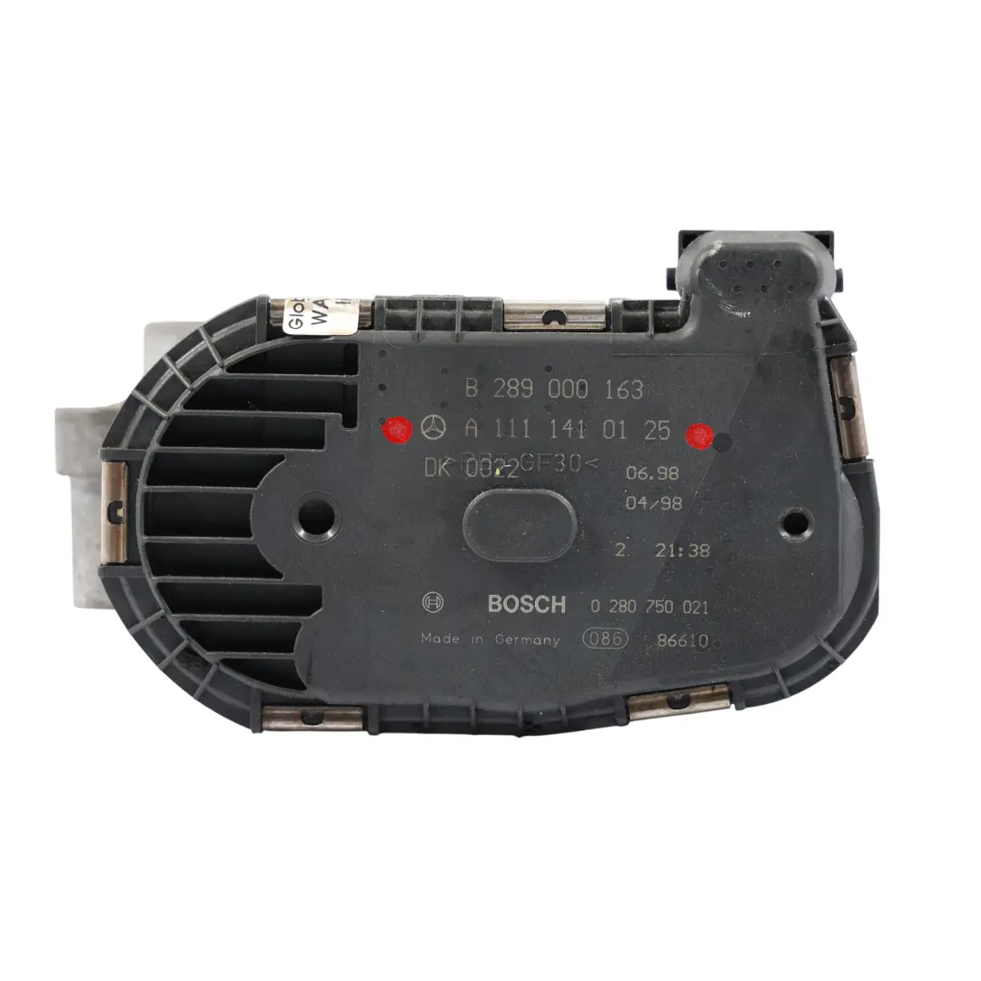  Corpo Farfallato Mercedes W202 W203 M111 C 200 230 Benzina - SKU A1111410125 - Numero di parte A1111410125