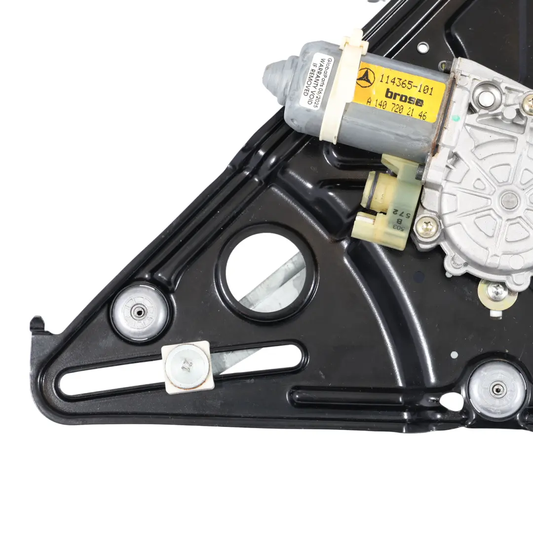 Podnośnik Regulator Szyby Drzwi Lewy Przód do Mercedes C140 o numerze A1407202346 Mercedes C140 Podnośnik Regulator Szyby Drzwi Lewy Przód - SKU A1407202346 - Numer Części A1407202346