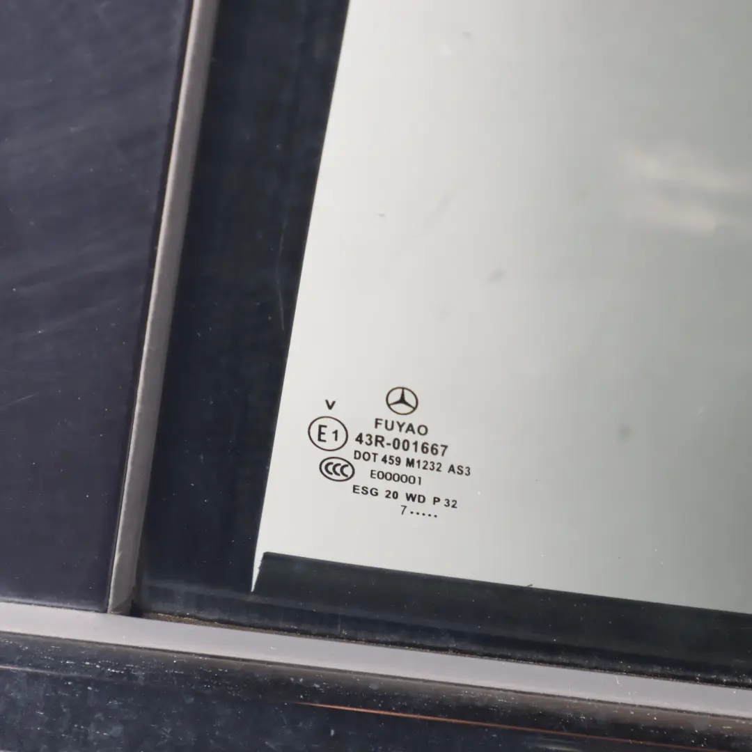 Mercedes X156 Door Rear Left N/S Kosmos Cosmic Black Metallic - 191 - SKU A1567300105-KB - Part number A1567300105
