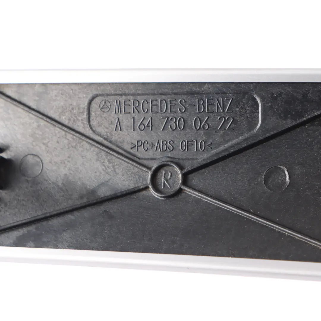 Mercedes ML GL W164 Rear Right Door Card O/S Decor Strip Trim Silver - SKU A1647300622 - Part number A1647300622