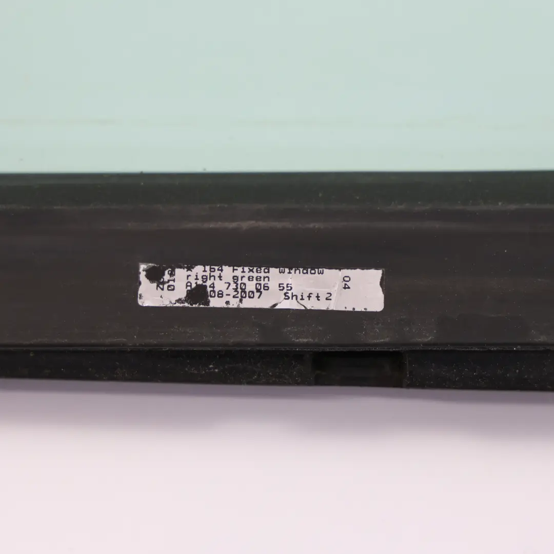 Window Glass Rear Right O/S Quarter Side Green Glazing AS2 to Mercedes GL X164 with Part number A1647300655 Mercedes GL X164 Window Glass Rear Right O/S Quarter Side Green Glazing AS2 - SKU A1647300655 - Part number A1647300655