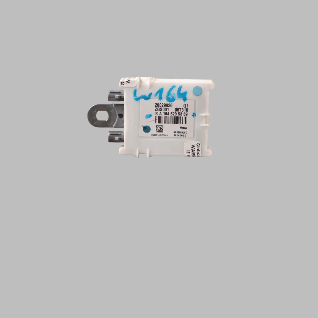 Antenna Antenna Amplificatore Modulo per Mercedes ML W164 con numero di parte A1648205389 Mercedes ML W164 Antenna Antenna Amplificatore Modulo - SKU A1648205389 - Numero di parte A1648205389