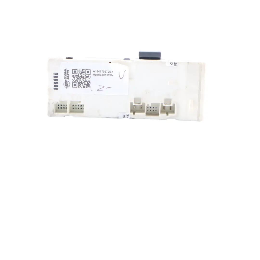Módulo Unidad Control Tapa Maletero Portón Trasero ECU para Mercedes W164 con número de pieza A1648702726 Mercedes W164 Módulo Unidad Control Tapa Maletero Portón Trasero ECU - SKU A1648702726-1 - Número de pieza A1648702726