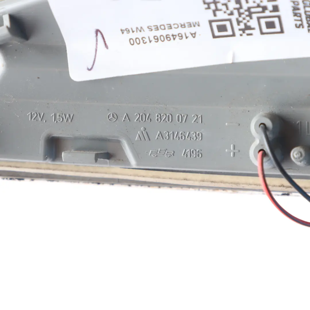 Turn Indicator Mercedes W204 W639 Left N/S Signal Wing Mirror Lamp to with Part number A2048200721 Turn Indicator Mercedes W204 W639 Left N/S Signal Wing Mirror Lamp - SKU A2048200721 - Part number A2048200721