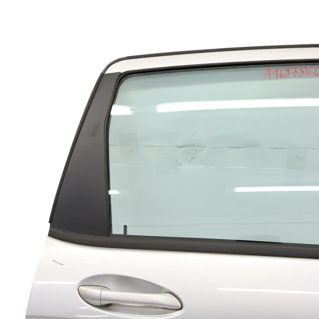 Door Rear Right O/S Polar Silver Metallic - 761 to Mercedes W169 with Part number A1697302005 Mercedes W169 Door Rear Right O/S Polar Silver Metallic - 761 - SKU A1697302005-PS - Part number A1697302005