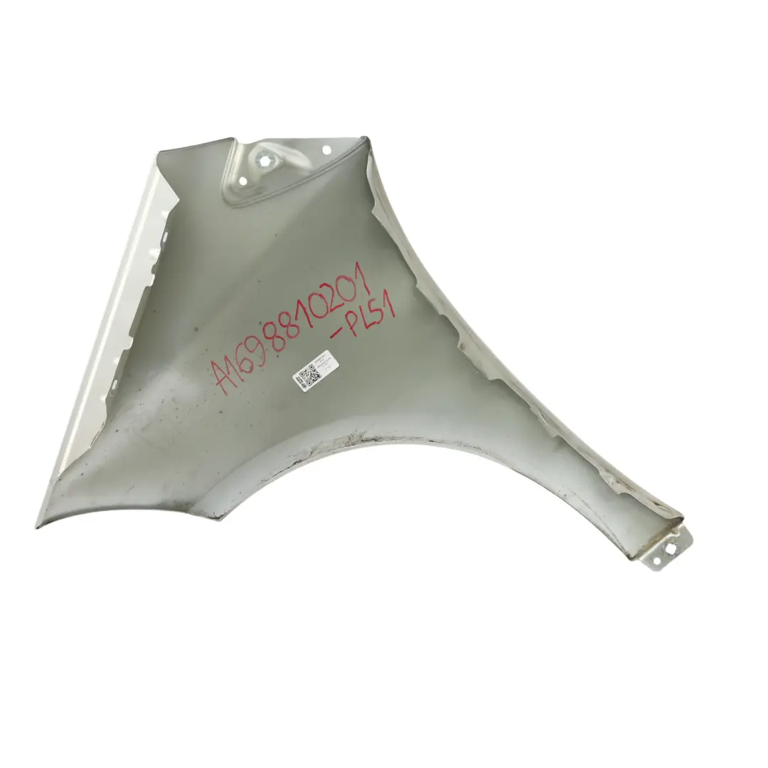 Panneau D'Aile Latéral Avant Droit Finition Polar Silver - 761 pour Mercedes W169 à propos du numéro de pièce A1698810201 Mercedes W169 Panneau D'Aile Latéral Avant Droit Finition Polar Silver - 761 - SKU A1698810201-PLS1 - Numéro de pièce A1698810201