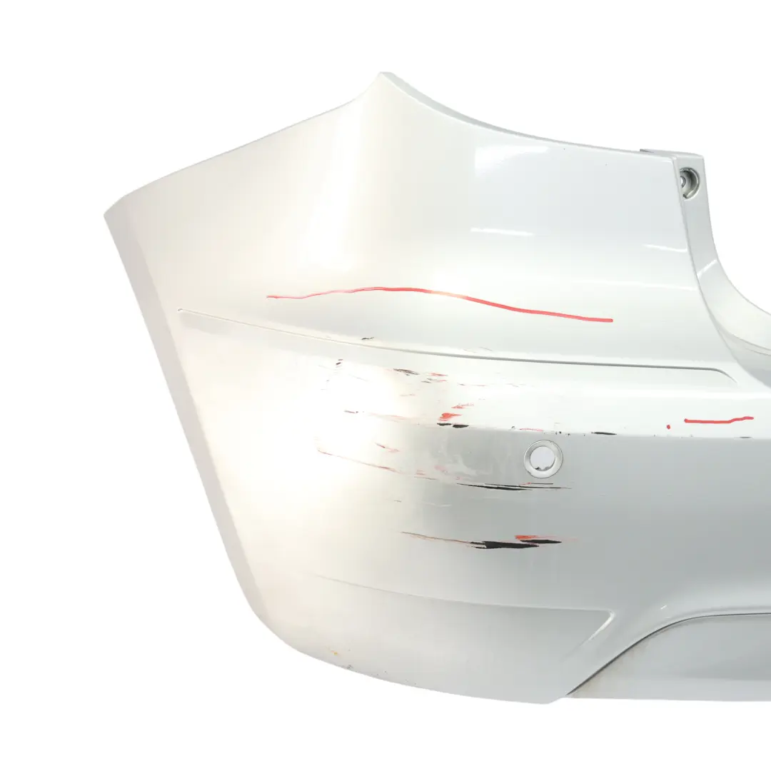 Bumper Trim Panel Parktronic Polar Silver Metallic - 761 to Mercedes W169 Rear with Part number A1698856625 Mercedes W169 Rear Bumper Trim Panel Parktronic Polar Silver Metallic - 761 - SKU A1698856625-PLS - Part number A1698856625