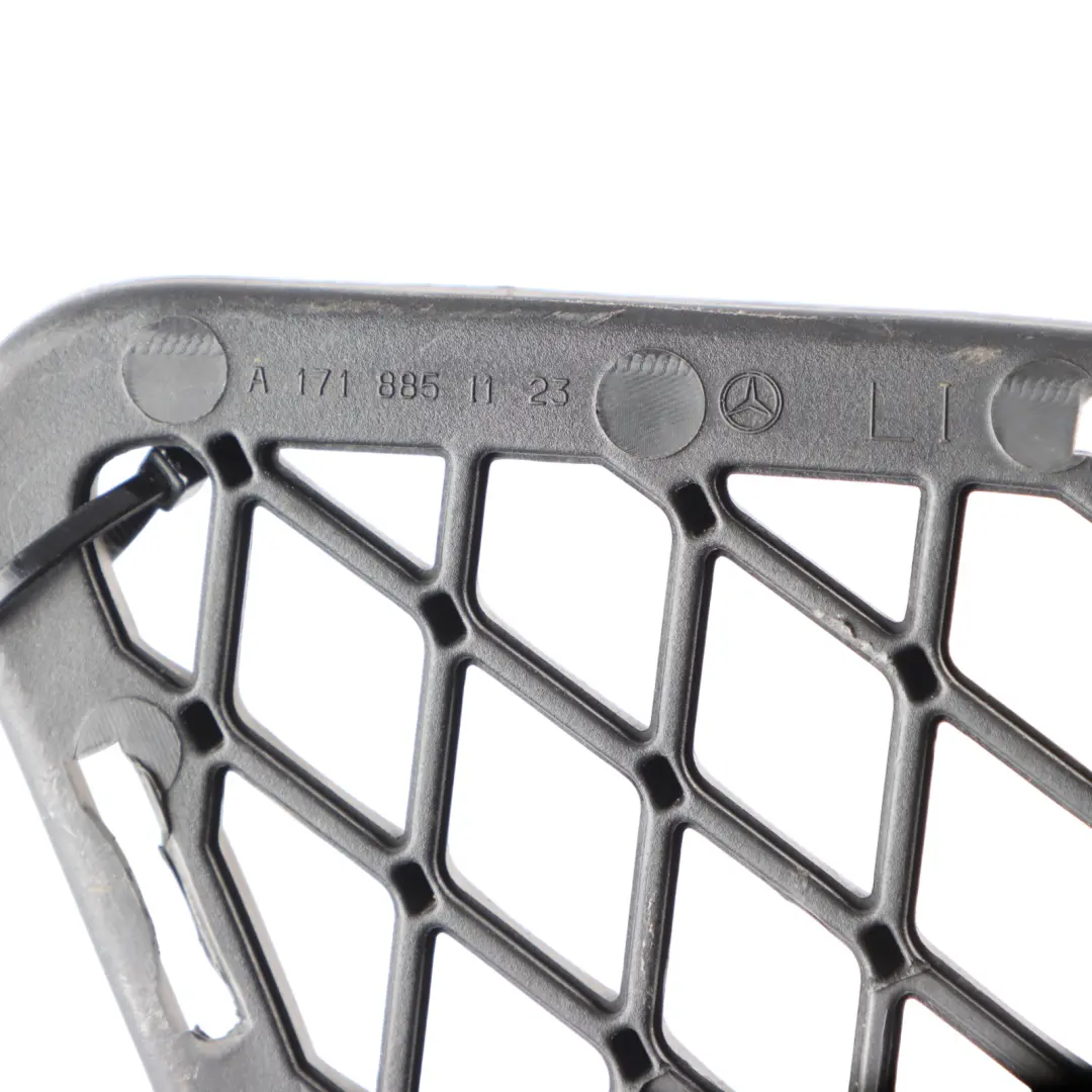 Front Bumper Fog Light Lamp Cover Left N/S Grille A1718851123 to Mercedes SLK R171 with Part number A1718800524 Mercedes SLK R171 Front Bumper Fog Light Lamp Cover Left N/S Grille A1718851123 - SKU A1718800524 - Part number A1718800524