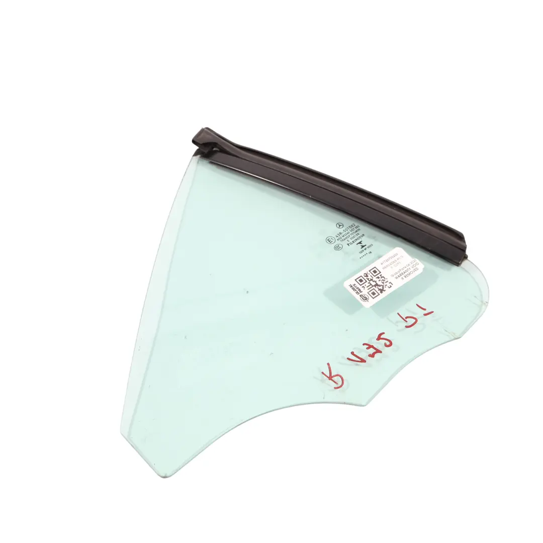 Seiten Scheibe Hinten Links Festes Dreiecksglas AS2 für Mercedes R172 mit Teilenummer A1726700200 Mercedes R172 Seiten Scheibe Hinten Links Festes Dreiecksglas AS2 - SKU A1726700200 - Teilenummer A1726700200