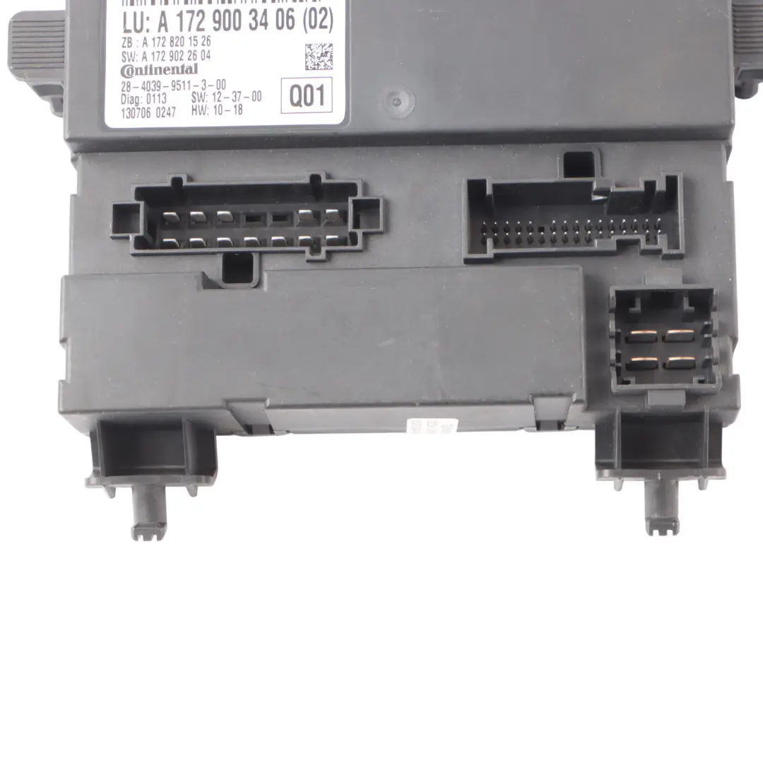 Mercedes SLK R172 Roadster Module de contrôle du toit souple pliant - SKU A1729003406 - Numéro de pièce A1729003406