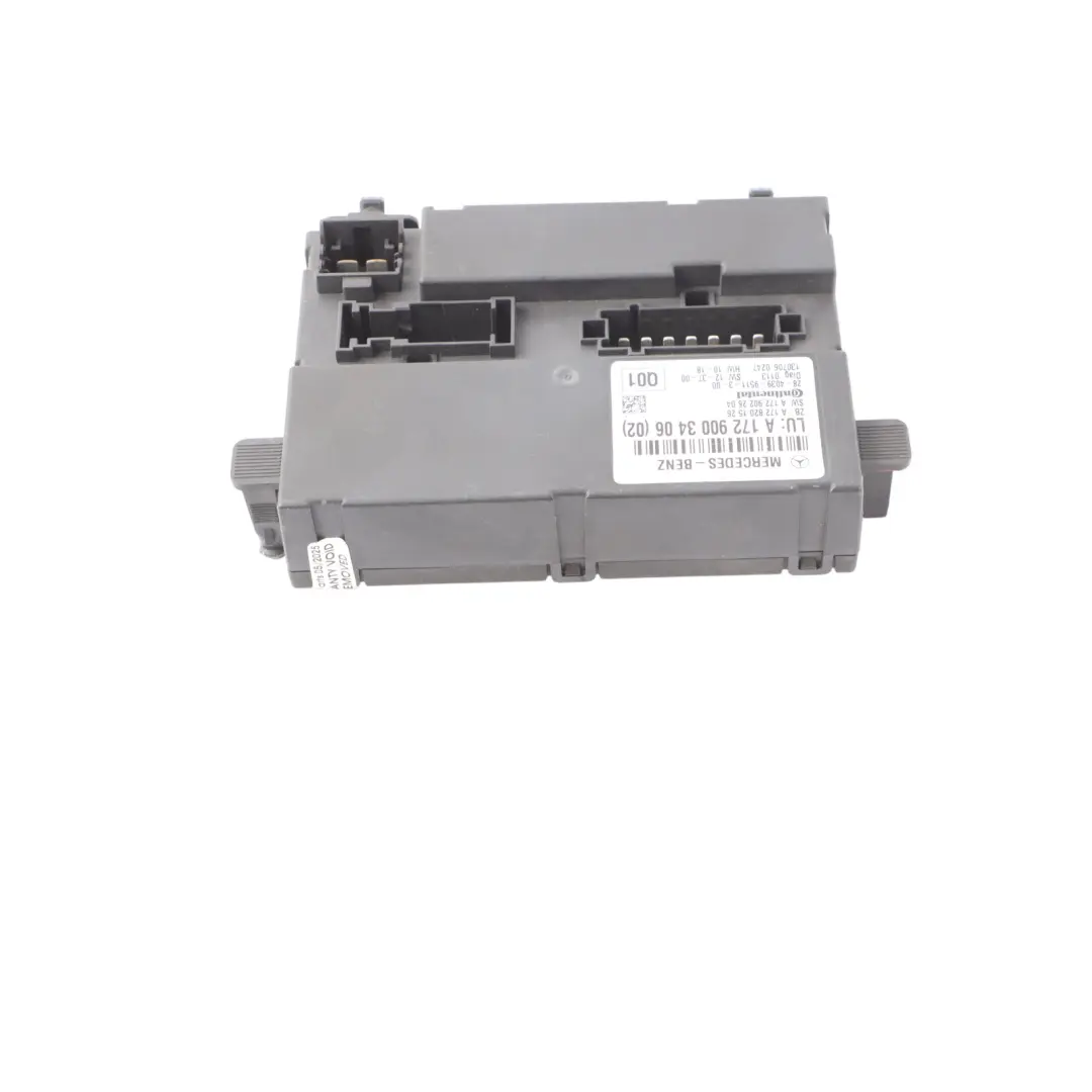 Module de contrôle du toit souple pliant pour Mercedes SLK R172 Roadster à propos du numéro de pièce A1729003406 Mercedes SLK R172 Roadster Module de contrôle du toit souple pliant - SKU A1729003406 - Numéro de pièce A1729003406