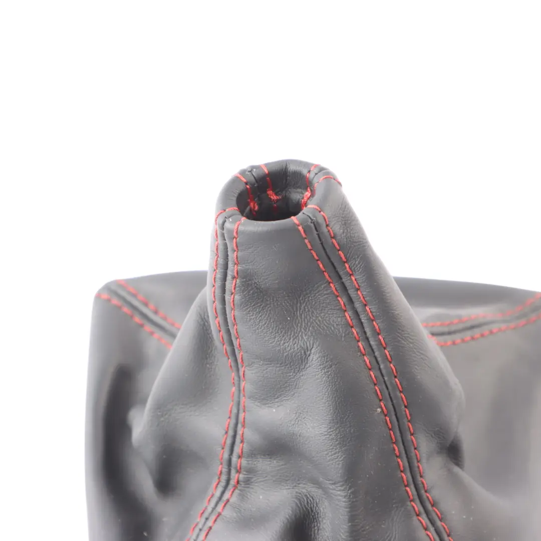 Knob Shifter Black Leather Red Accents 6 Speed to Mercedes C117 Gear with Part number A1763641810 Mercedes C117 Gear Knob Shifter Black Leather Red Accents 6 Speed - SKU A1763641810-1 - Part number A1763641810