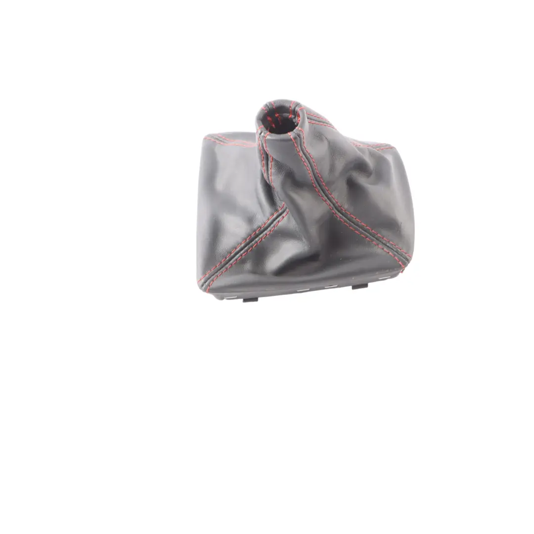 Mercedes C117 Pomello Cambio Pelle Nera Accenti Rossi 6 Marce - SKU A1763641810-1 - Numero di parte A1763641810