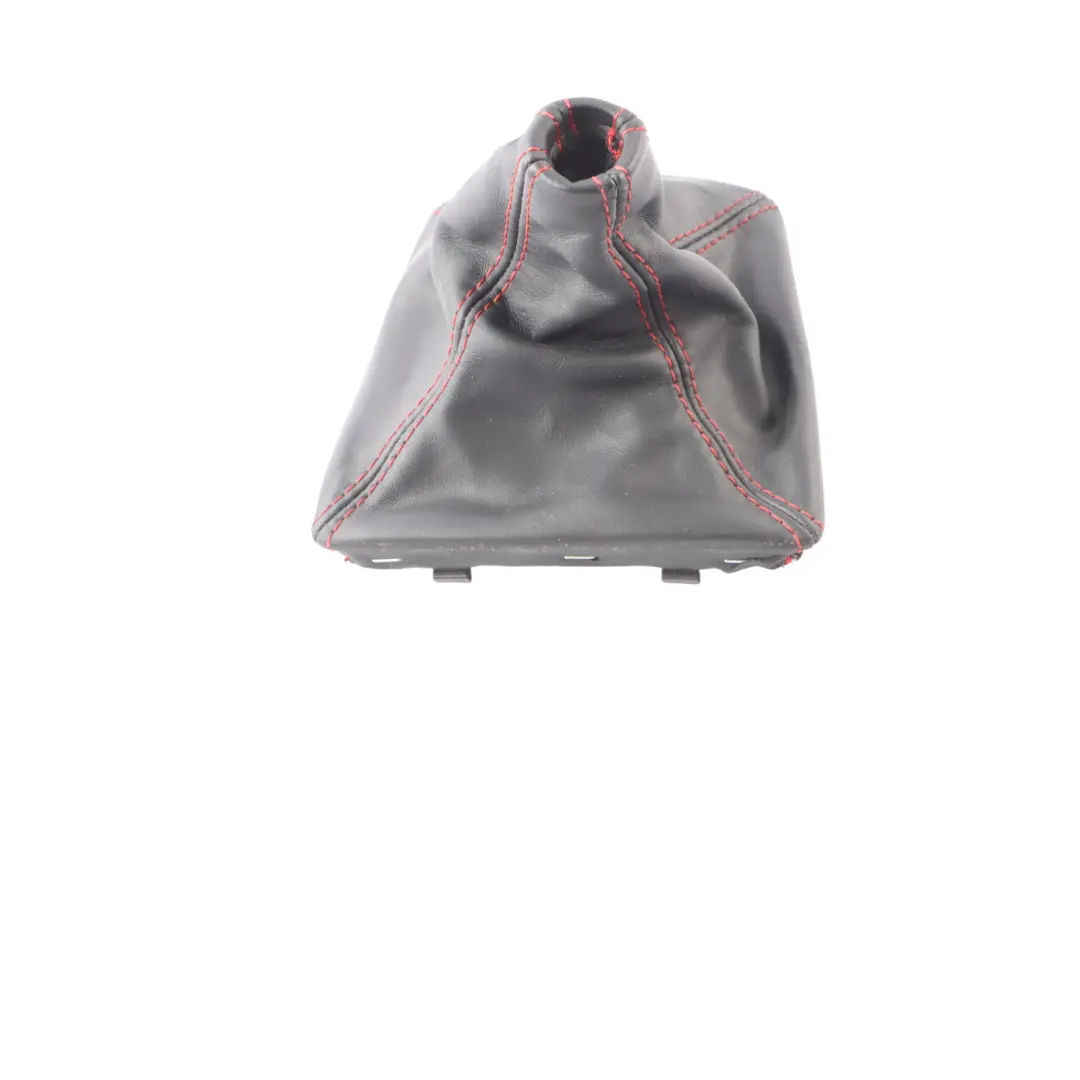 Mercedes C117 Schaltknauf Schwarz Leder Rot Akzente 6 Gang - SKU A1763641810-1 - Teilenummer A1763641810