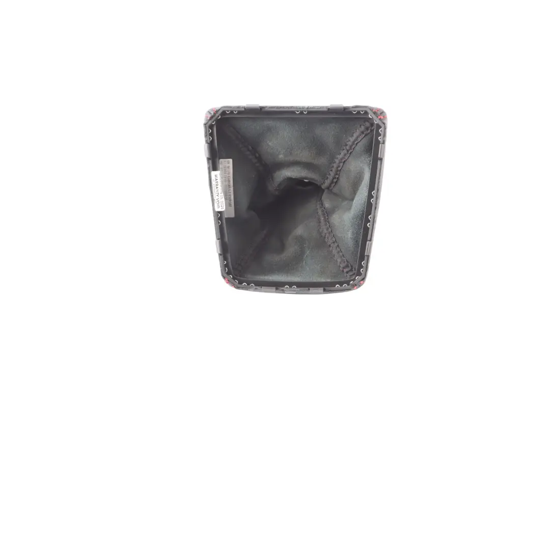 Mercedes C117 Pomello Cambio Pelle Nera Accenti Rossi 6 Marce - SKU A1763641810-1 - Numero di parte A1763641810