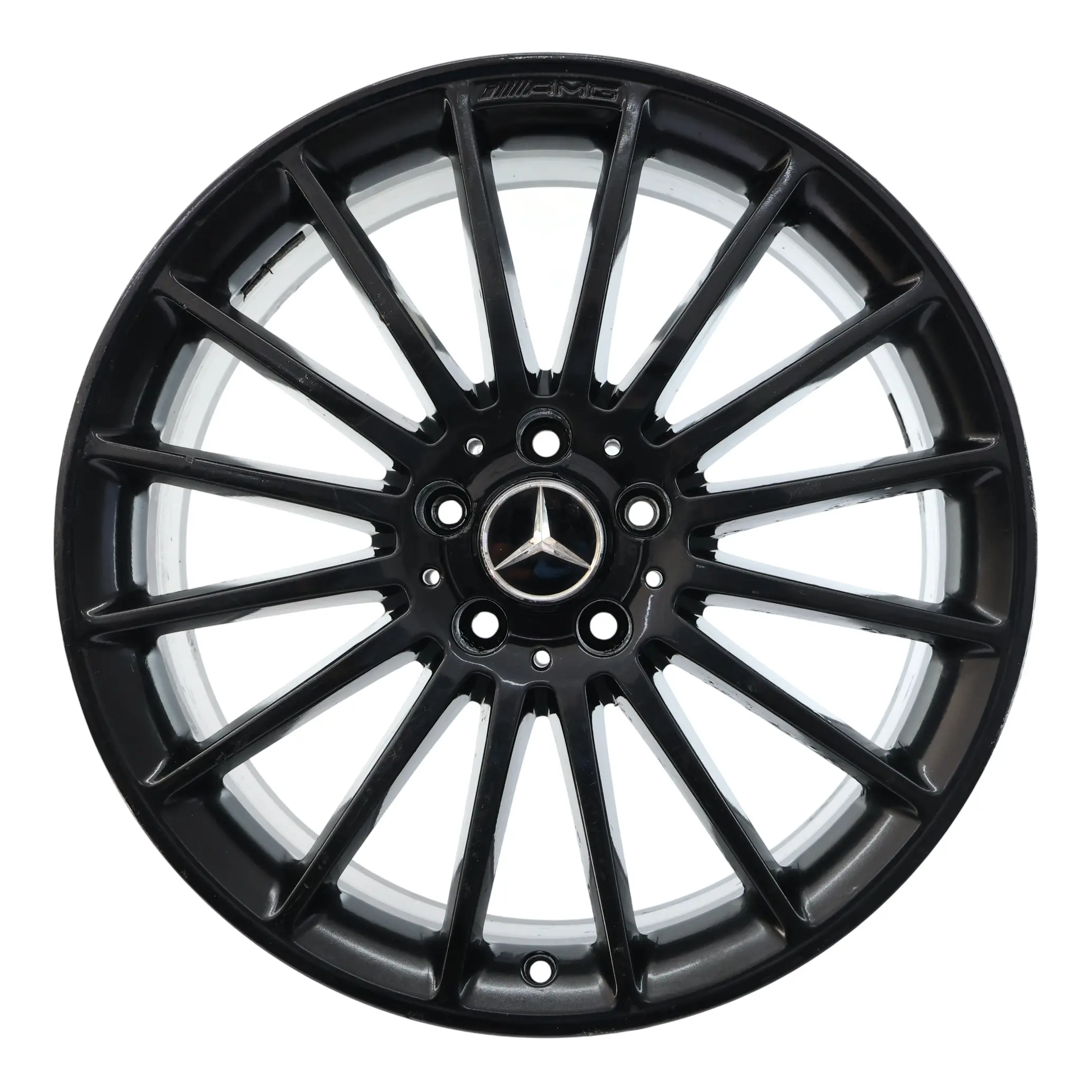 Mercedes C117 W176 AMG Schwarz Felge 19" 16 Speichen ET:48 8J A1764010502