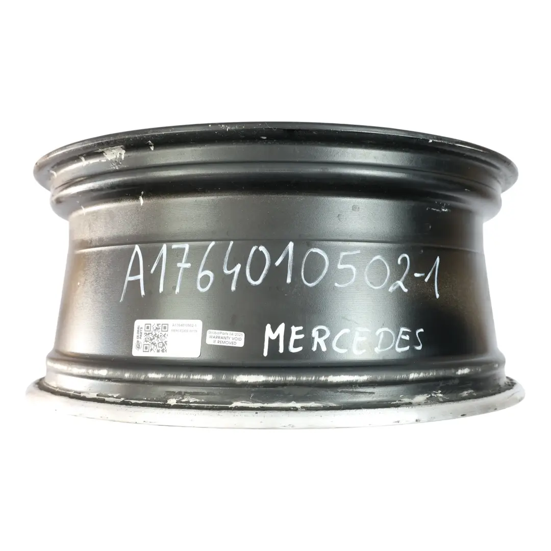 Alloy Rim 19" 16 Spoke ET:48 8J to Mercedes C117 W176 AMG Black Wheel with Part number A1764010502 Mercedes C117 W176 AMG Black Wheel Alloy Rim 19" 16 Spoke ET:48 8J - SKU A1764010502-1 - Part number A1764010502