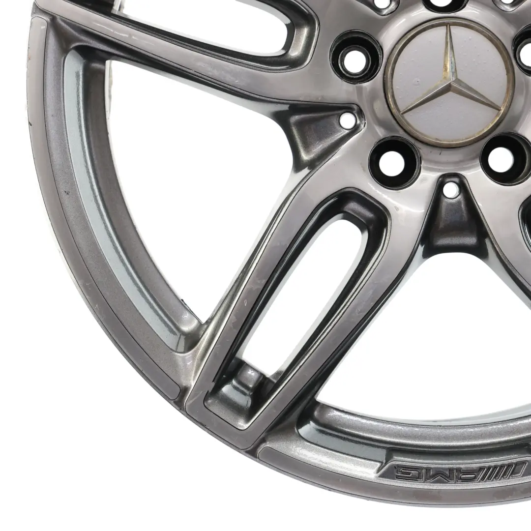 Mercedes W176 Alloy Wheel Rim AMG 18" ET:52 7,5J 5 Double Spoke - SKU A1764010700-3 - Part number A1764010700