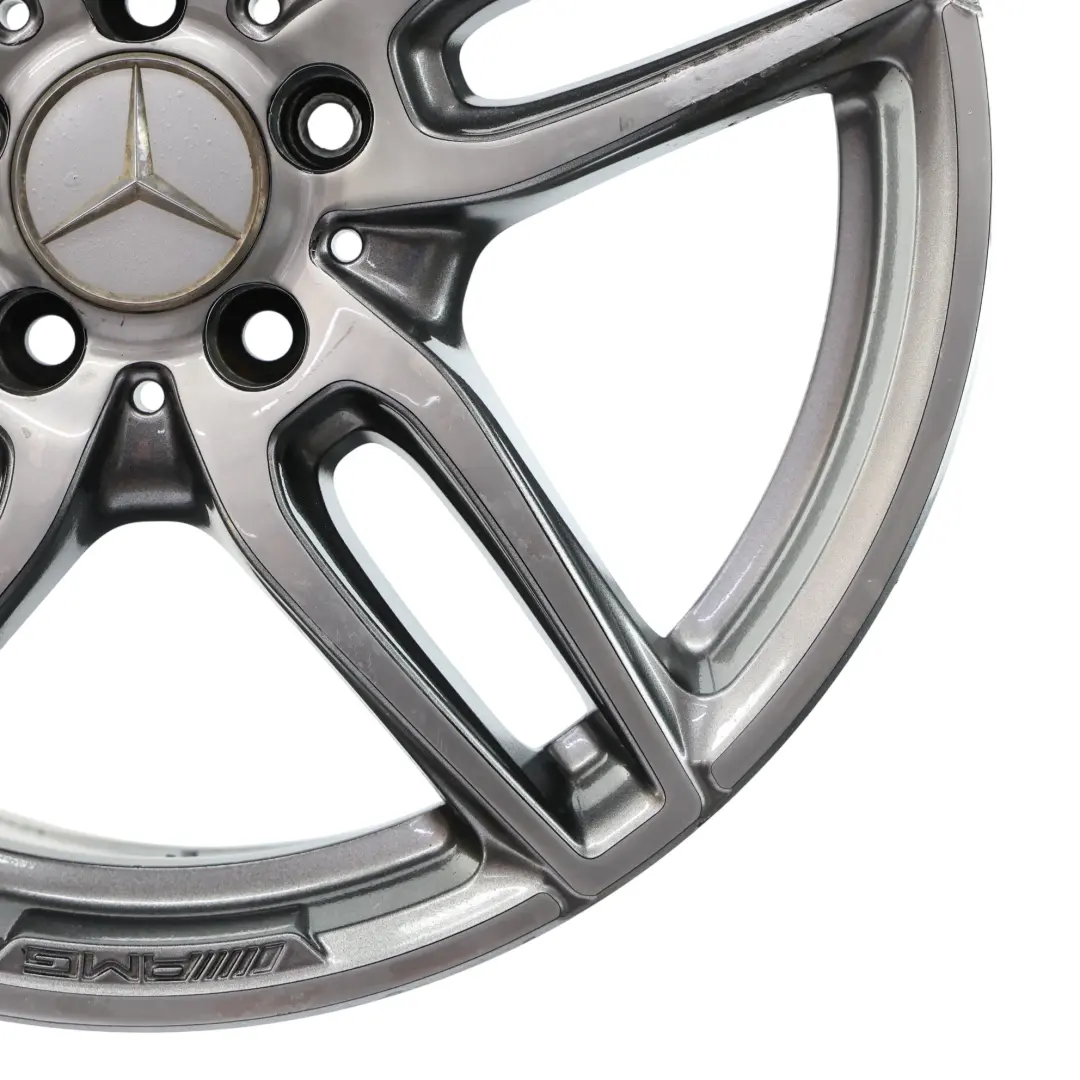 Alloy Wheel Rim AMG 18" ET:52 7,5J 5 Double Spoke to Mercedes W176 with Part number A1764010700 Mercedes W176 Alloy Wheel Rim AMG 18" ET:52 7,5J 5 Double Spoke - SKU A1764010700-3 - Part number A1764010700