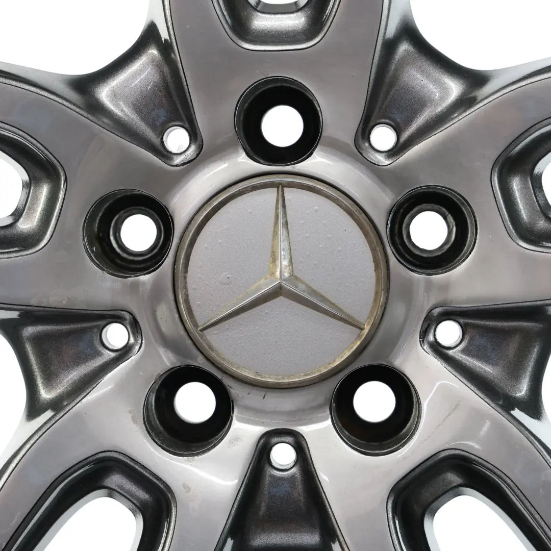 Alloy Wheel Rim AMG 18" ET:52 7,5J 5 Double Spoke to Mercedes W176 with Part number A1764010700 Mercedes W176 Alloy Wheel Rim AMG 18" ET:52 7,5J 5 Double Spoke - SKU A1764010700-3 - Part number A1764010700