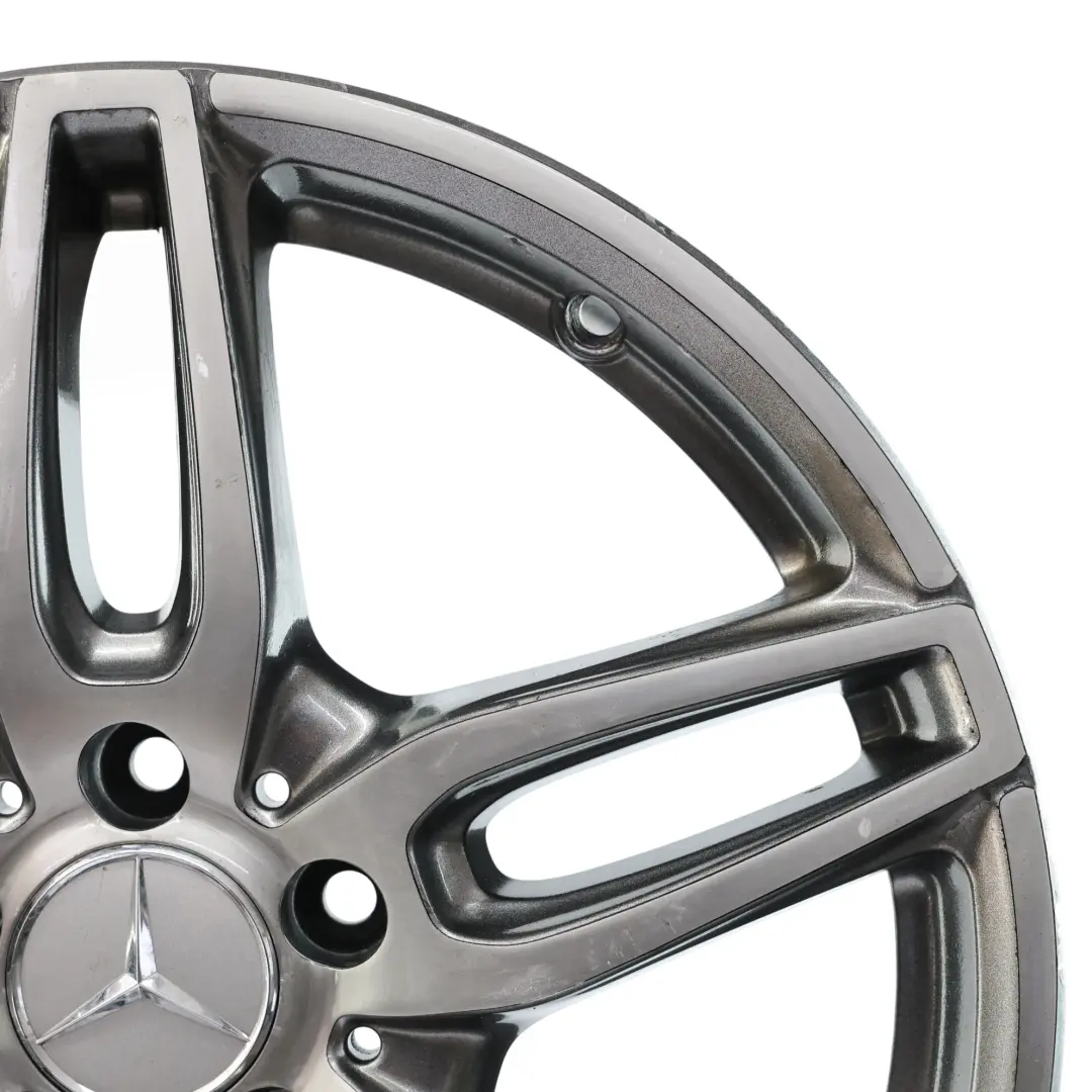 Alloy Wheel Rim 18" ET:52 7,5J 5 Double Spoke to Mercedes W176 AMG with Part number A1764010700 Mercedes W176 AMG Alloy Wheel Rim 18" ET:52 7,5J 5 Double Spoke - SKU A1764010700-4 - Part number A1764010700