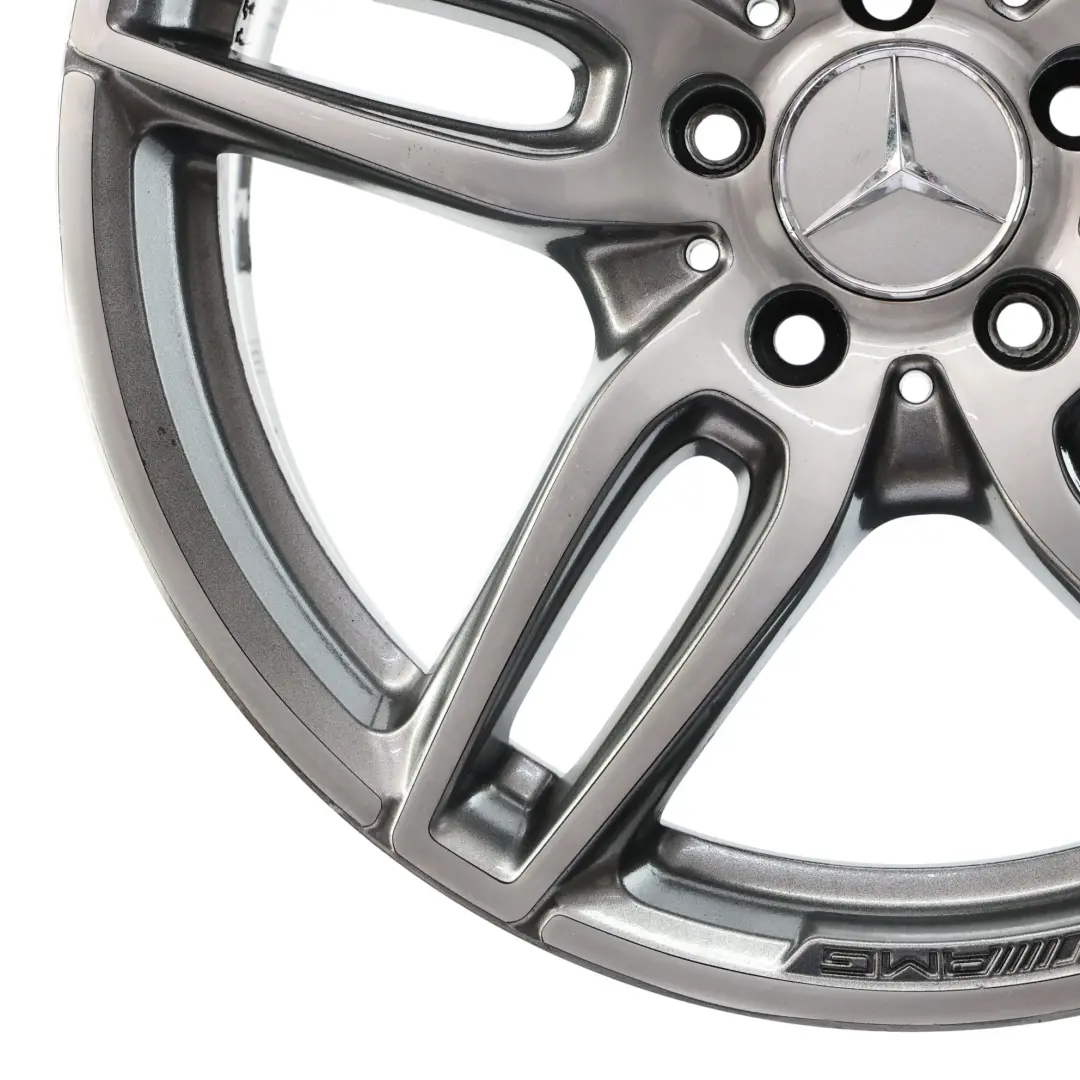 Alloy Wheel Rim 18" ET:52 7,5J 5 Double Spoke to Mercedes W176 AMG with Part number A1764010700 Mercedes W176 AMG Alloy Wheel Rim 18" ET:52 7,5J 5 Double Spoke - SKU A1764010700-4 - Part number A1764010700