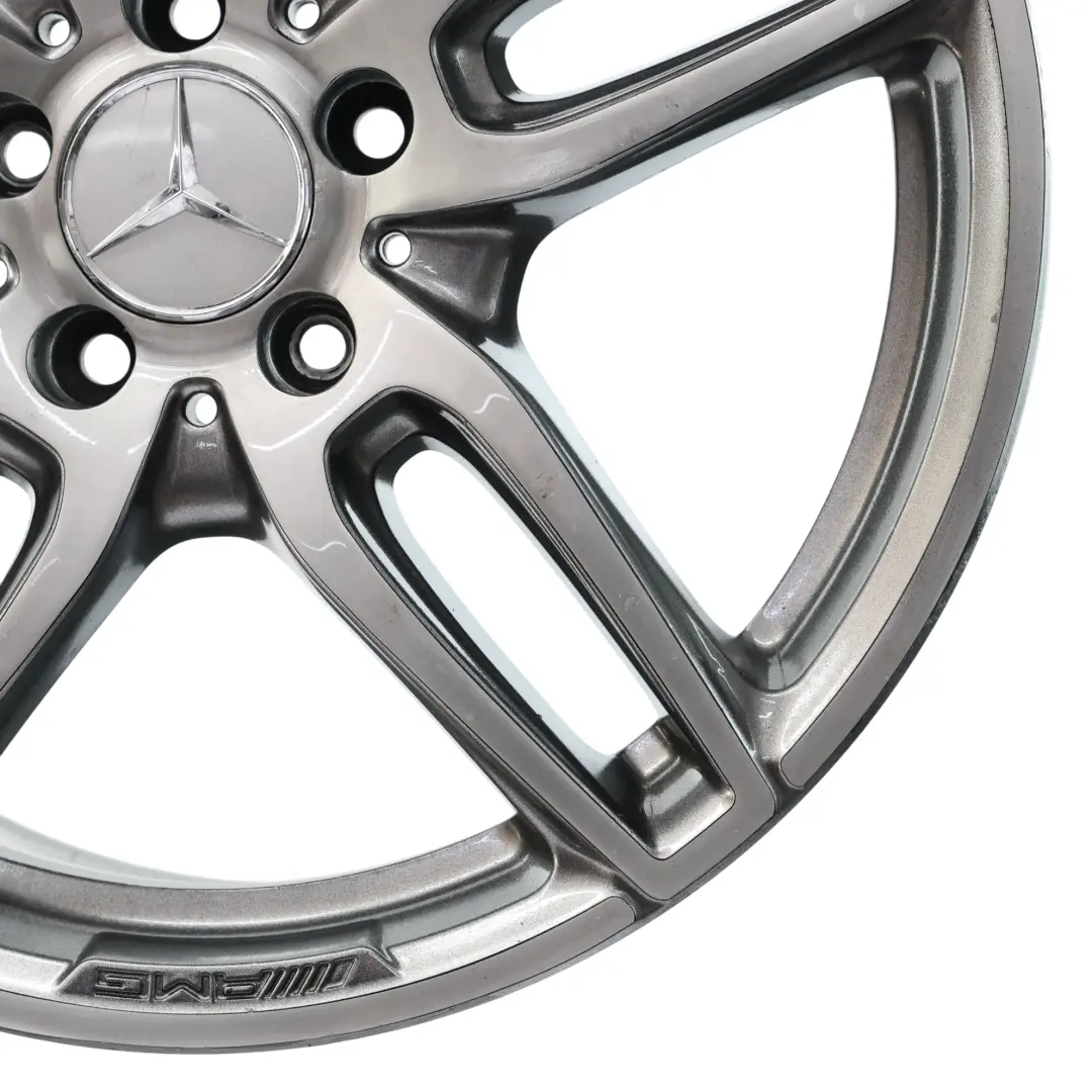 Alloy Wheel Rim 18" ET:52 7,5J 5 Double Spoke to Mercedes W176 AMG with Part number A1764010700 Mercedes W176 AMG Alloy Wheel Rim 18" ET:52 7,5J 5 Double Spoke - SKU A1764010700-4 - Part number A1764010700