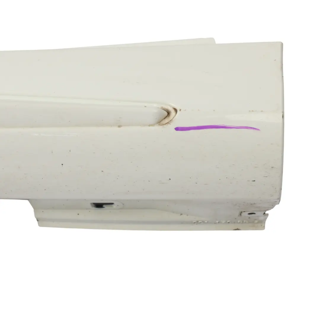 Side Skirt AMG Left N/S Door Sill Cover W246 Calcite White - 650 to Mercedes W176 with Part number A1766980054 Mercedes W176 Side Skirt AMG Left N/S Door Sill Cover W246 Calcite White - 650 - SKU A1766980054-CW2 - Part number A1766980054