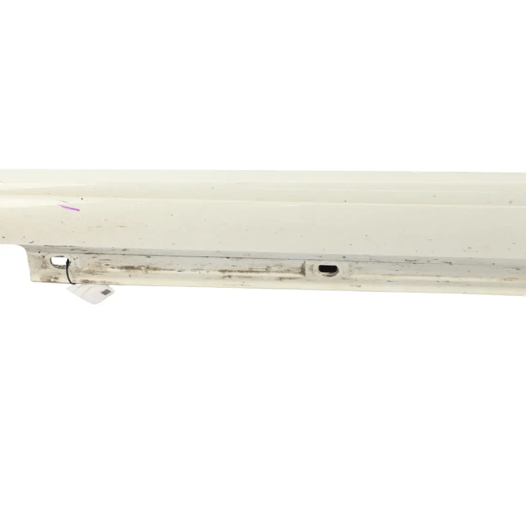 Side Skirt AMG Left N/S Door Sill Cover W246 Calcite White - 650 to Mercedes W176 with Part number A1766980054 Mercedes W176 Side Skirt AMG Left N/S Door Sill Cover W246 Calcite White - 650 - SKU A1766980054-CW2 - Part number A1766980054