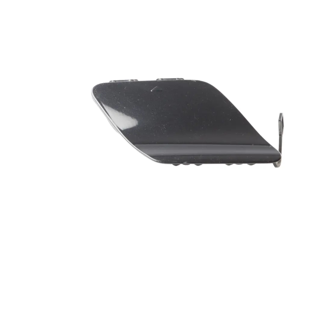 Front Bumper Tow Eye Hook Cover Kosmos Black - 191 to Mercedes W176 with Part number A1768851022 Mercedes W176 Front Bumper Tow Eye Hook Cover Kosmos Black - 191 - SKU A1768851022-KB - Part number A1768851022