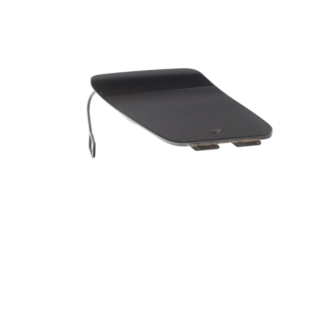 Front Bumper Tow Eye Hook Cover Kosmos Black - 191 to Mercedes W176 with Part number A1768851022 Mercedes W176 Front Bumper Tow Eye Hook Cover Kosmos Black - 191 - SKU A1768851022-KB - Part number A1768851022