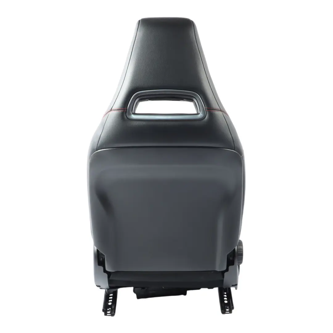 Front Seat Mercedes X117 W176 Heated Right O/S Microfiber Leather Black Red to with Part number A1769109201 Front Seat Mercedes X117 W176 Heated Right O/S Microfiber Leather Black Red - SKU A1769109201-4 - Part number A1769109201