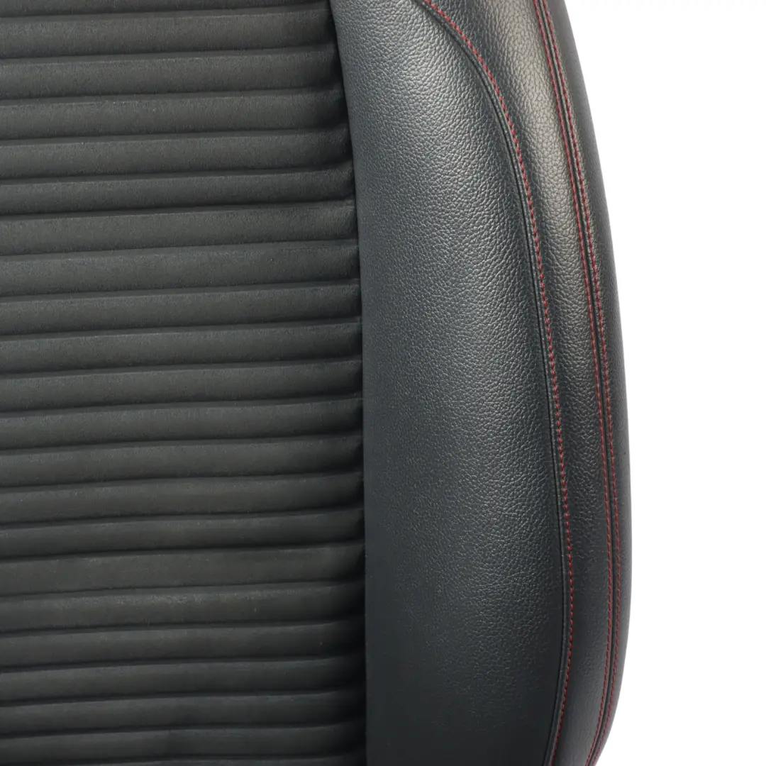  Front Seat Mercedes X117 W176 Heated Right O/S Microfiber Leather Black Red - SKU A1769109201-4 - Part number A1769109201